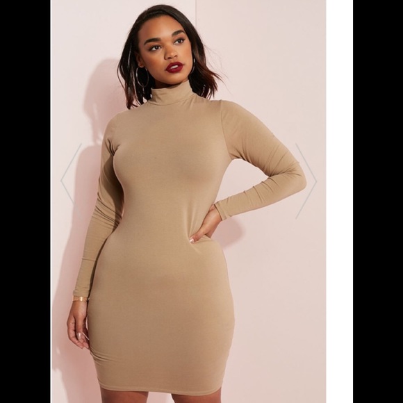 Dresses & Skirts - 👠👠NWT Mocha Turtleneck Dress👠👠
